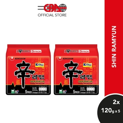NONGSHIM SHIN Ramyun (5 x 120g) X2